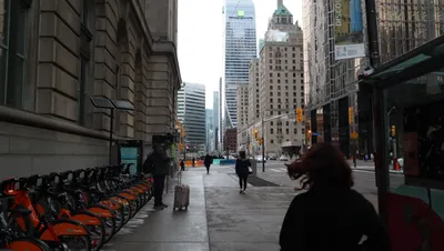 Downtown with someone special